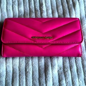 NWOT fuchsia, Michael Kors wallet